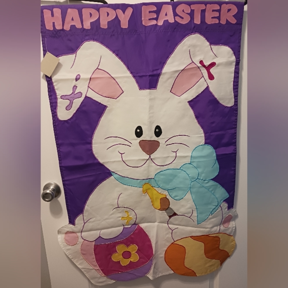 Happy Easter Decorative Flag 28 x 44